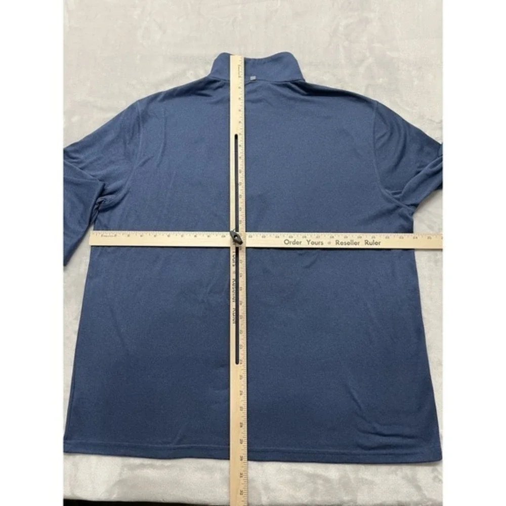 Polo Sport Ralph Lauren Performance Shirt Men XL  Navy Quarter Zip ThermoVenT